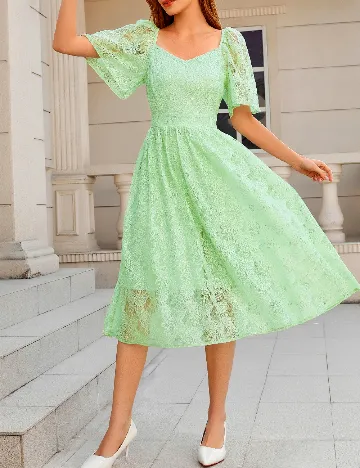 Rochie medie SHEIN, verde