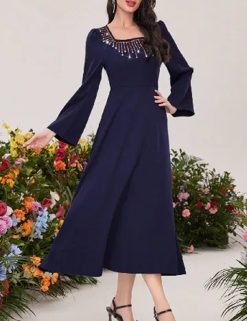 Rochie medie SHEIN, bleumarin