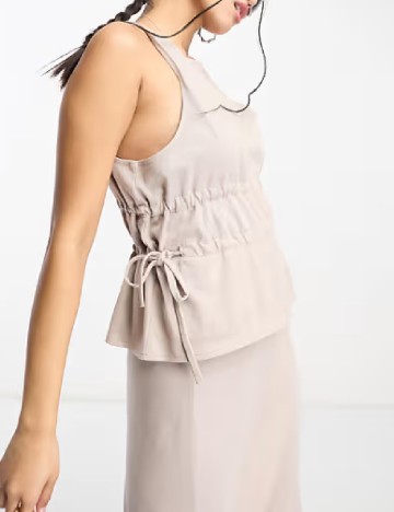 Top Collusion Plus Size, bej