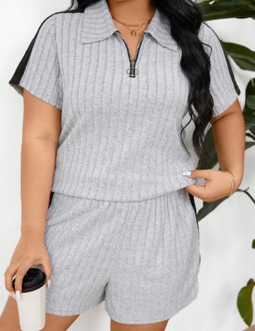 Compleu SHEIN CURVE, gri