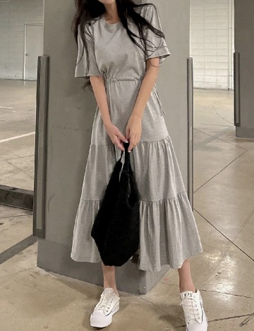 Rochie medie SHEIN, gri