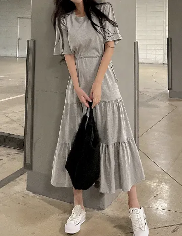 Rochie medie SHEIN, gri