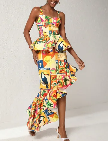 Rochie medie SHEIN, mix culori