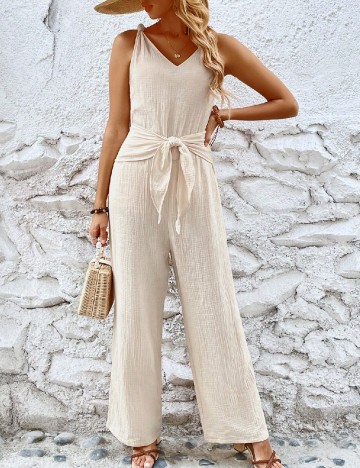 Salopeta SHEIN, crem