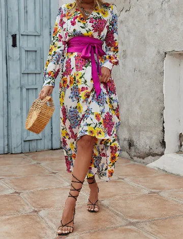 Rochie medie SHEIN, floral print