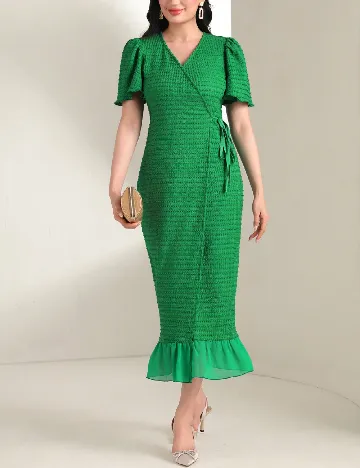 Rochie medie SHEIN, verde