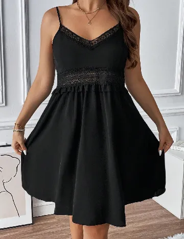 Rochie scurta SHEIN CURVE, negru