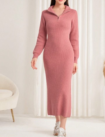 Rochie medie SHEIN, roz