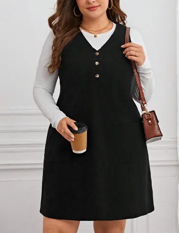 Rochie scurta SHEIN CURVE, negru