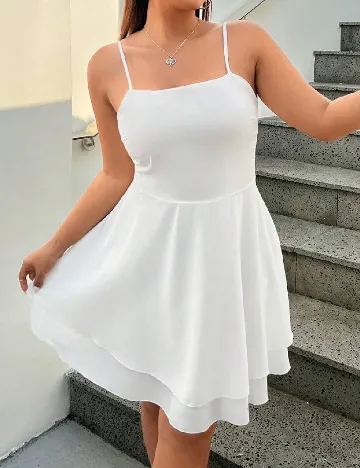 Rochie scurta SHEIN CURVE, albastru