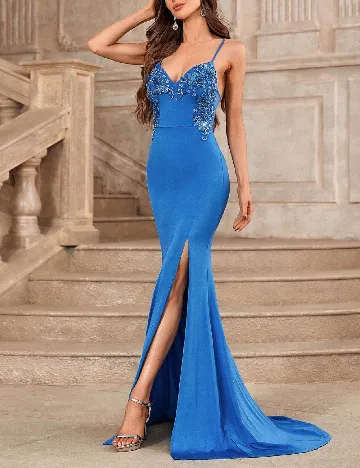 Rochie lunga SHEIN, albastru