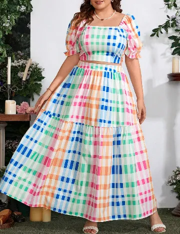 Compleu SHEIN CURVE, mix culori