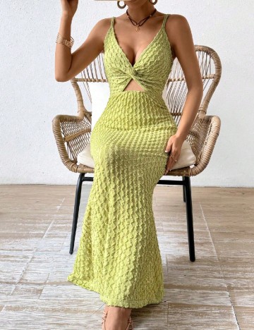 Rochie lunga SHEIN, verde