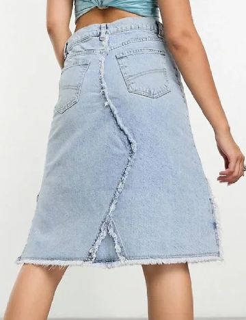 Fusta COLLUSION, albastru