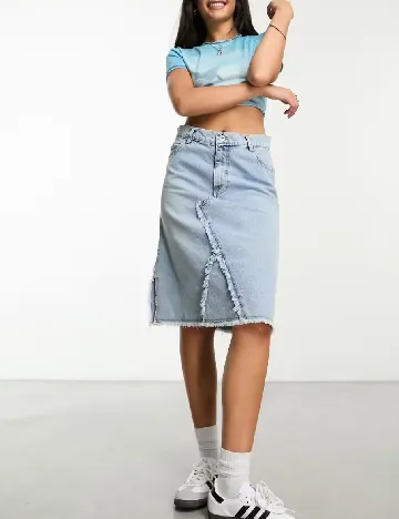 Fusta COLLUSION, albastru