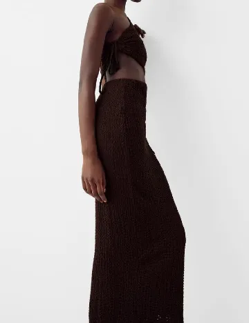 Rochie lunga Bershka, maro