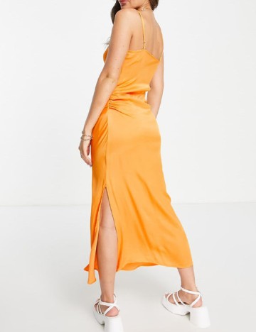 Rochie medie Stradivarius, portocaliu