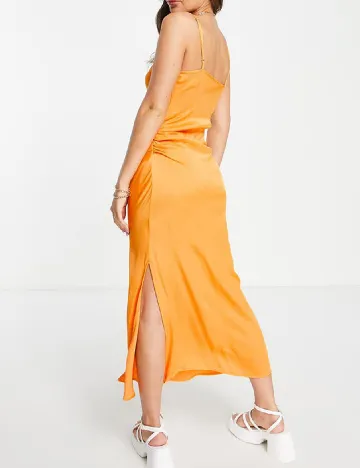 Rochie medie Stradivarius, portocaliu