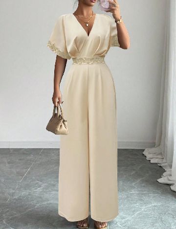 Salopeta SHEIN, crem