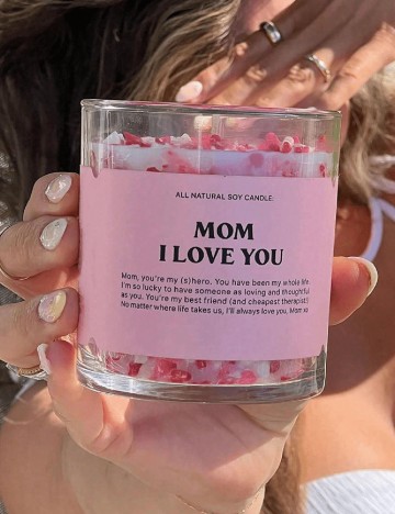 Lumanare parfumata SHEIN, roz