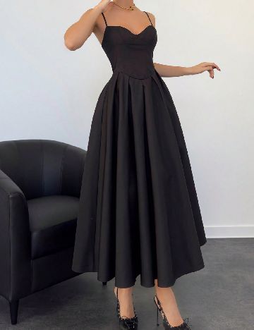 Rochie lunga SHEIN, negru