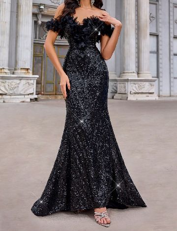 Rochie lunga SHEIN, negru