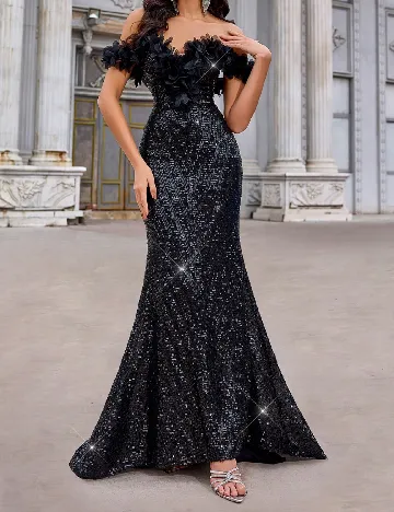 Rochie lunga SHEIN, negru