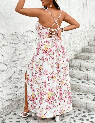 Rochie lunga SHEIN CURVE, floral print