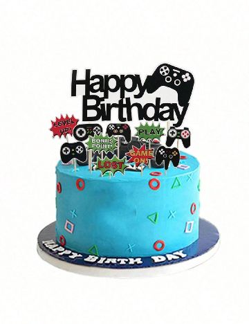 Decoratiuni pentru tort SHEIN, mix culori