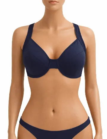 Sutien de baie Triumph, bleumarin