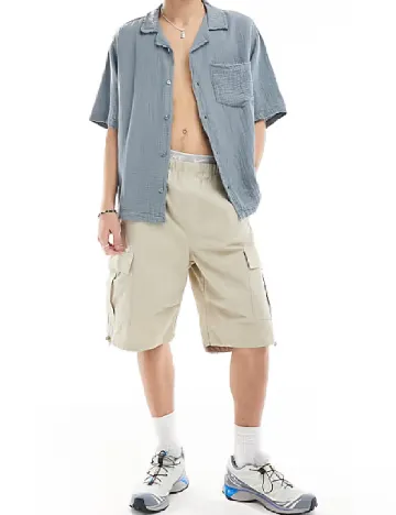 Camasa COLLUSION, turcoaz