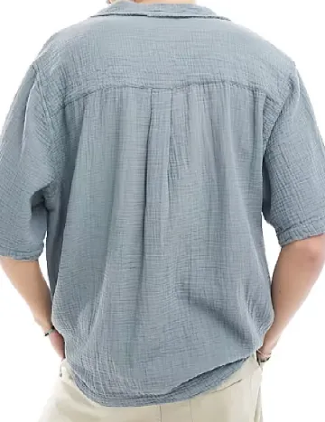 Camasa COLLUSION, turcoaz