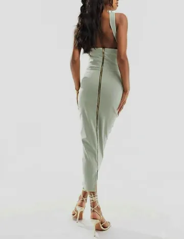 Rochie medie Vesper, verde