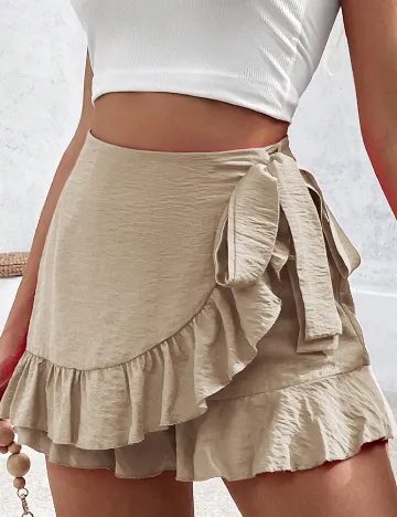 Fusta pantalon SHEIN, crem