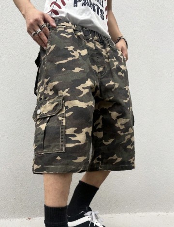 Pantaloni scurti SHEIN, army
