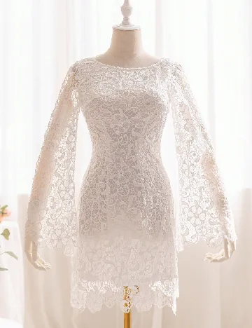 Rochie scurta SHEIN, alb