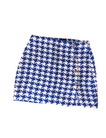 Fusta River Island, alb/albastru