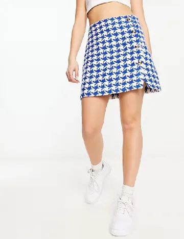 Fusta River Island, alb/albastru