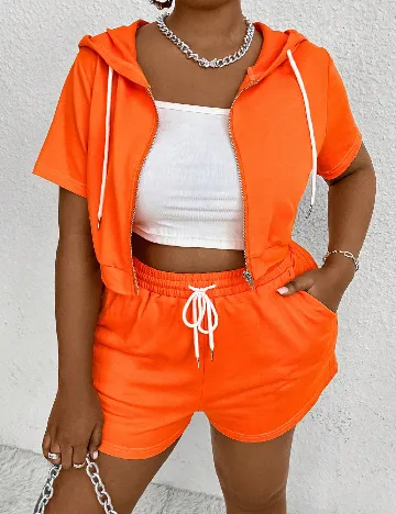 Compleu SHEIN CURVE, portocaliu