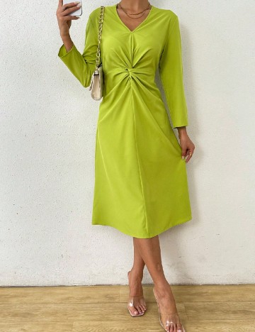 Rochie medie SHEIN, verde