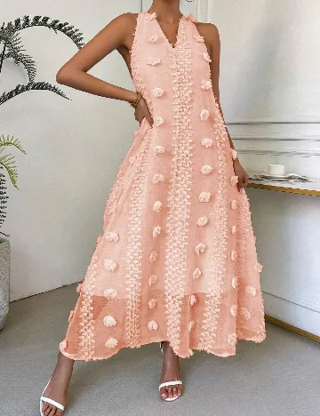 Rochie medie SHEIN, piersica