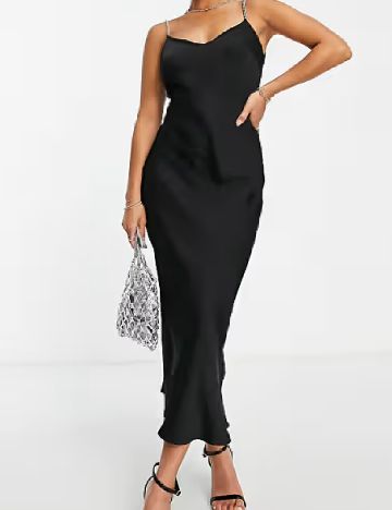 Rochie lunga Lola May, negru