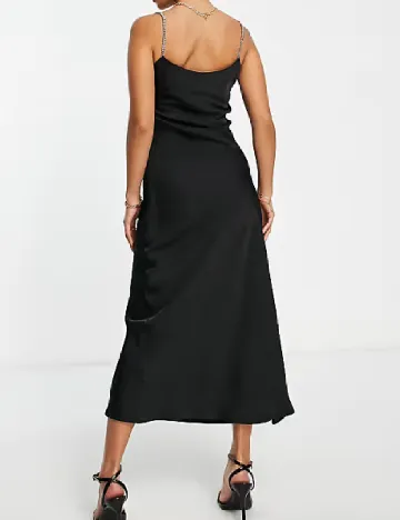 Rochie lunga Lola May, negru