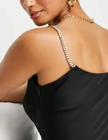 Rochie lunga Lola May, negru