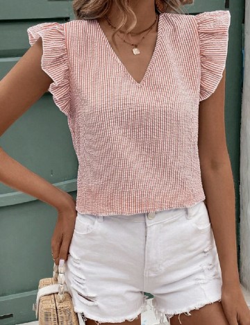 Bluza SHEIN, roz pudra