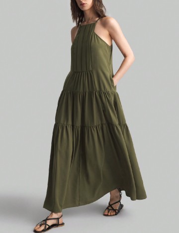 Rochie lunga SHEIN, kaki