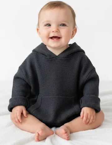 Hanorac Zara, gri inchis