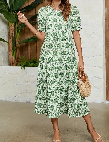 Rochie medie SHEIN, verde