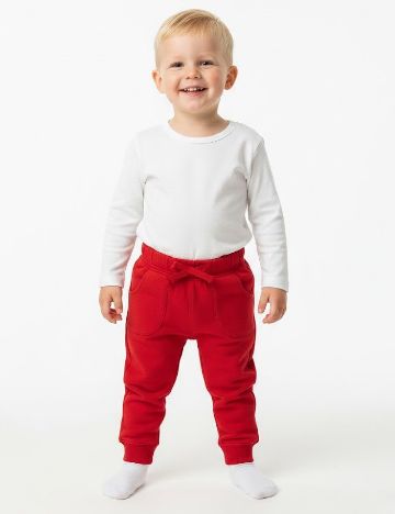 Pantaloni Zara, rosu