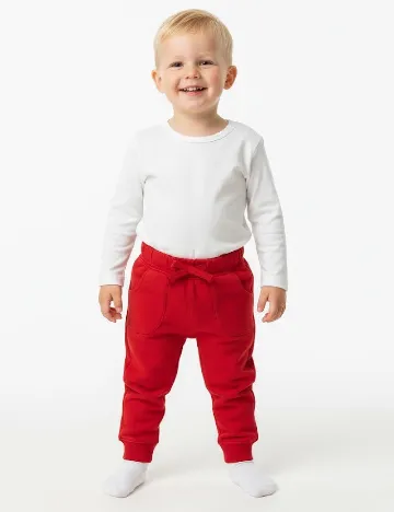 Pantaloni Zara, rosu